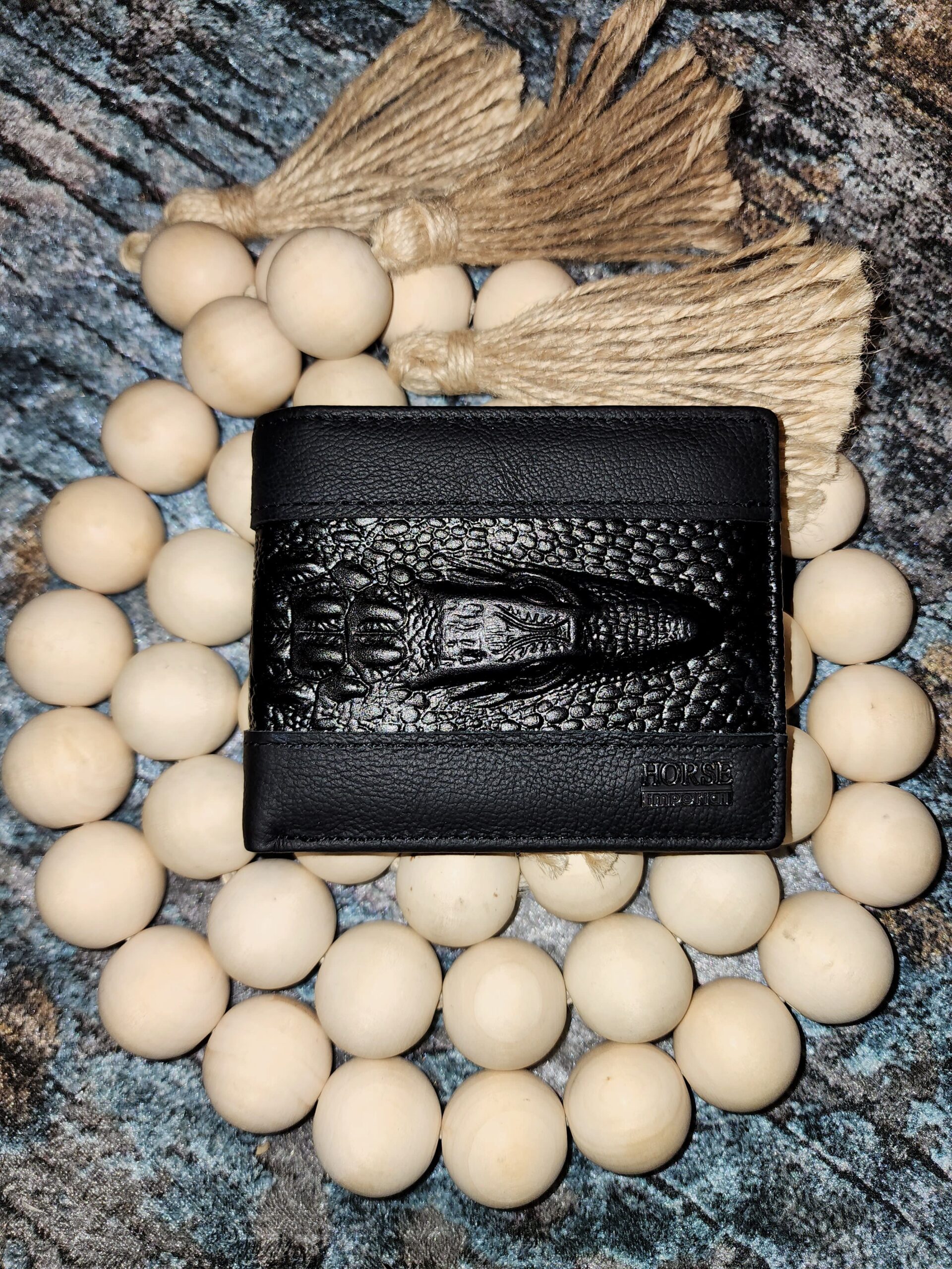 Cartera de piel doble folio 066-149